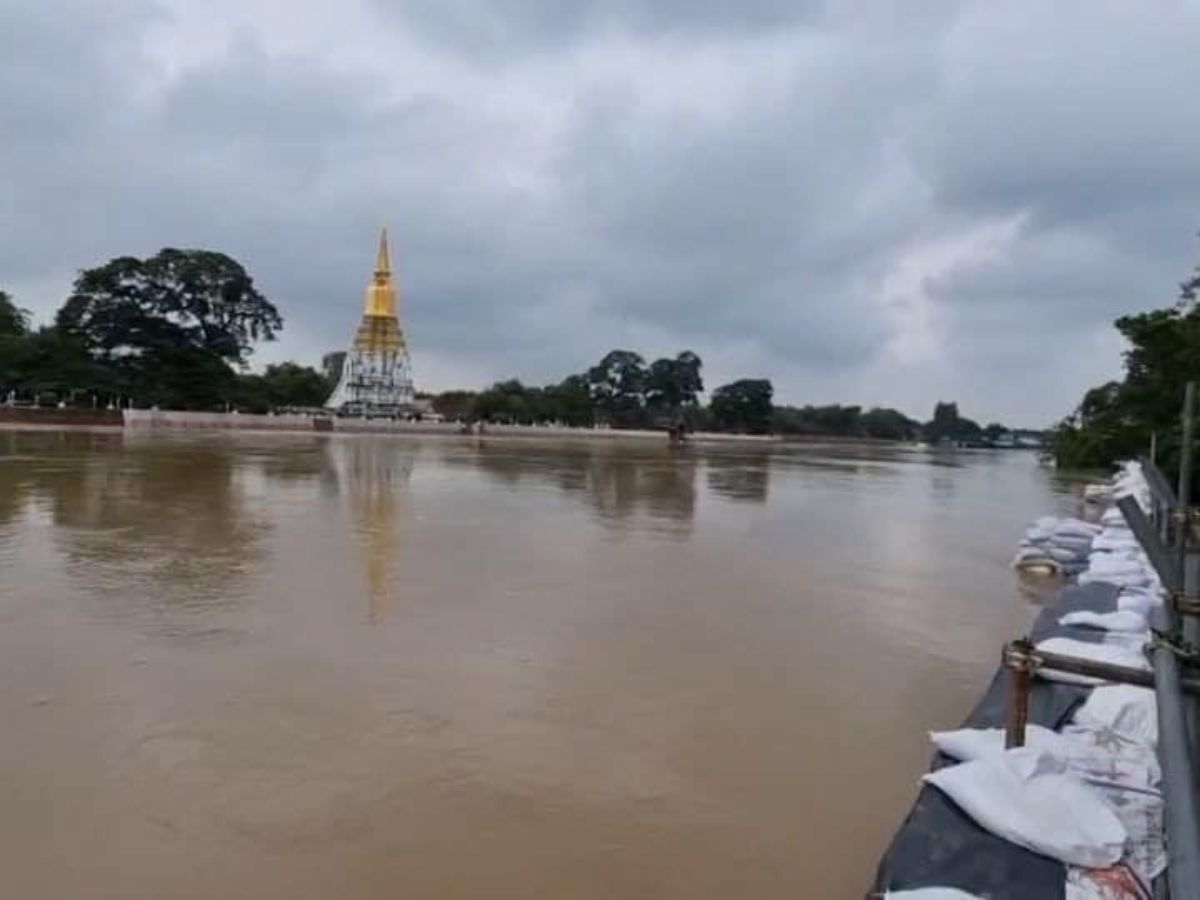 อยุธยา เร่งป้องสถานที่สำคัญเพิ่มเติม เขื่อนเจ้าพระยาระบายน้ำเพิ่ม