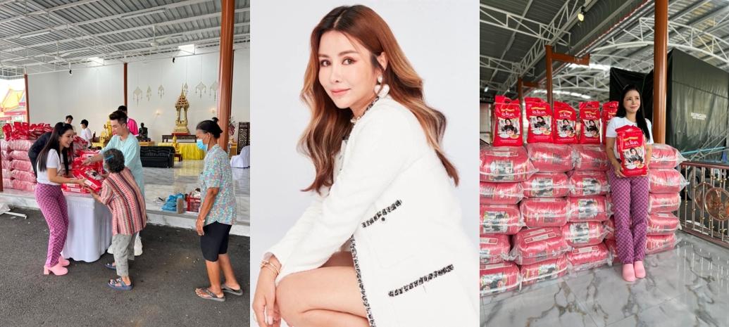 อาจารย์เปิ้ล สักลายมืเศรษฐมหาเฮง 999 ใจบุญ สละเงินซื้อข้าวสาร แจกชาวบ้าน แทนคุณแผ่นดิน