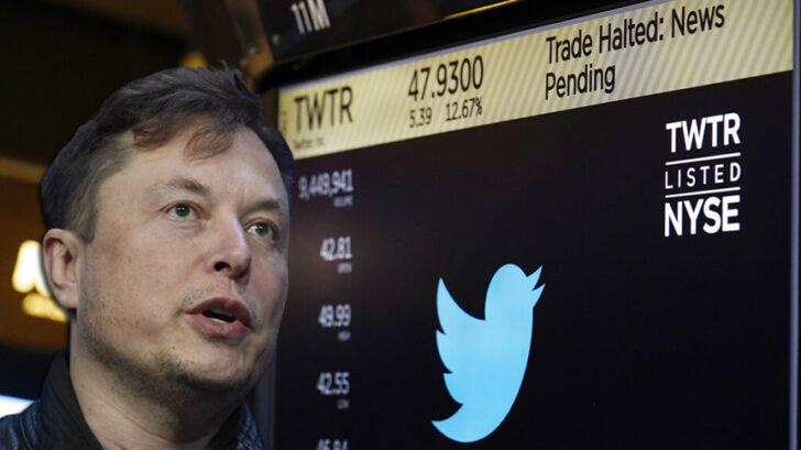APTOPIX Financial Markets Wall Street Musk Twitter