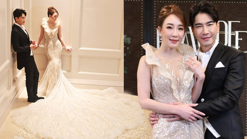ตู่ ปิยวดี มาลีนนท์ ฉลองสมรส มาวิน เผยที่มาชุดเจ้าสาวปักเพชรร้อยล้าน