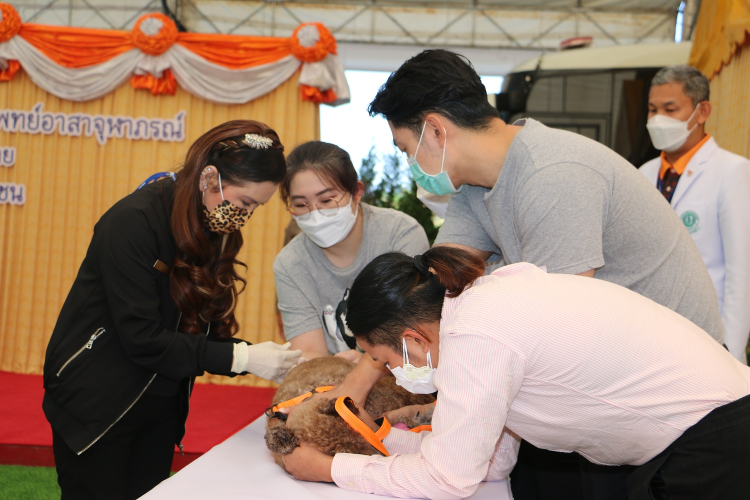 พระกรณียกิจด้านการแพทย์และสาธารณสุขเพื่อช่วยเหลือประชาชนและสรรพสัตว์ในพื้นที่ภาคเหนือ จังหวัดเชียงราย