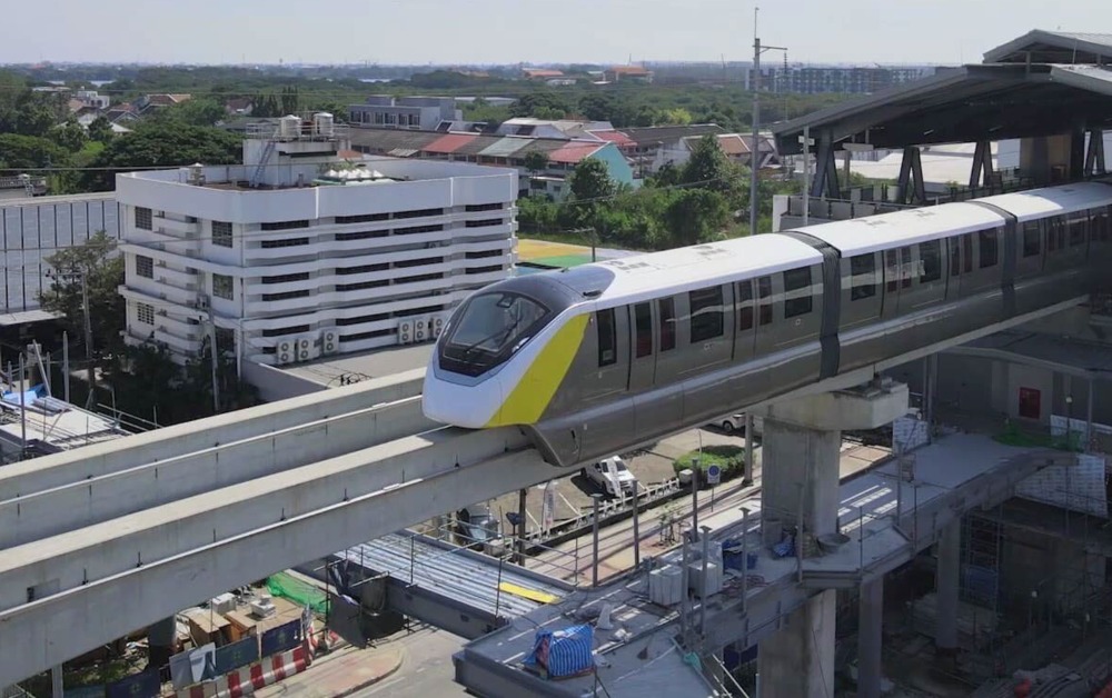 วันนี้วันแรก รฟม. ทดสอบเดินรถไฟฟ้าสายสีเหลือง 16 สถานี