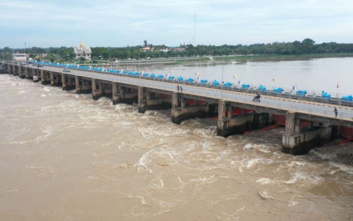 เขื่อนเจ้าพระยา เขื่อนเจ้าพระยา กรมชลประทาน น้ำเหนือ น้ำหนุน