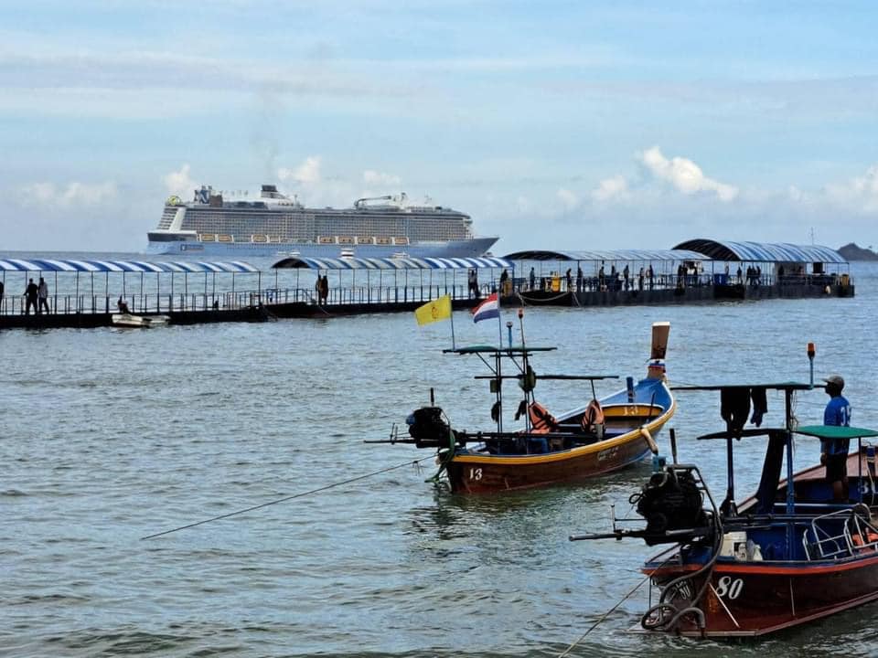 ภูเก็ต ต้อนรับเรือสำราญลำแรกในรอบ 3 ปี หลังโควิดระบาด