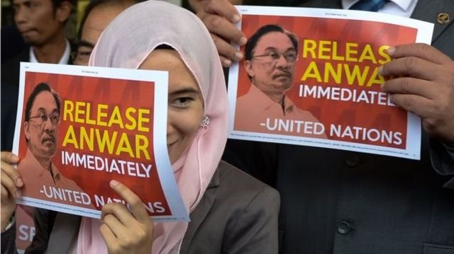 Over the years Anwar's supporters remained fiercely loyal and fought for his release