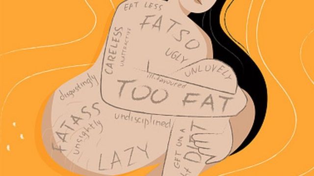 An illustration on Body shaming