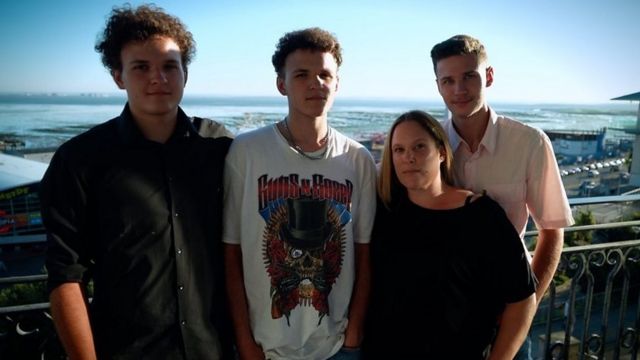 Three sons of Sarah Sands, who killed a paedophile in 2014, speak about the crime for the first time.