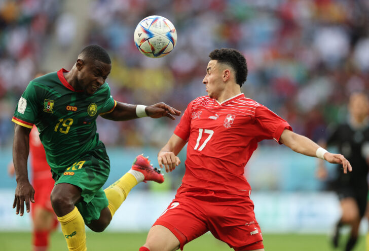 FIFA World Cup Qatar 2022 - Group G - Switzerland v Cameroon ผลฟุตบอลโลก 2022 สวิตเซอร์แลนด์ เฉือนชนะ แคเมอรูน 1-0