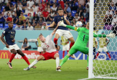 ฟุตบอลโลก 2022 ฝรั่งเศส ชนะ เดนมาร์ก 2-1