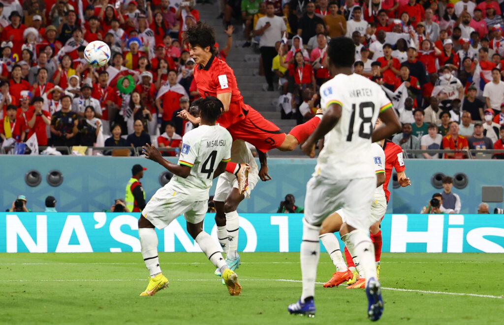 ผลฟุตบอลโลก 2022 กานา ถล่ม เกาหลีใต้ 