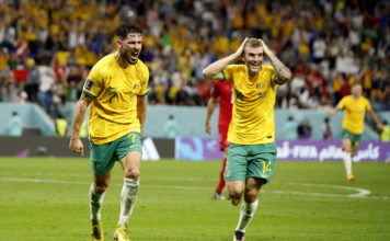 ออสเตรเลียชนะเดนมาร์กเข้ารอบ 16 ทีมฟุตบอลโลก 2022