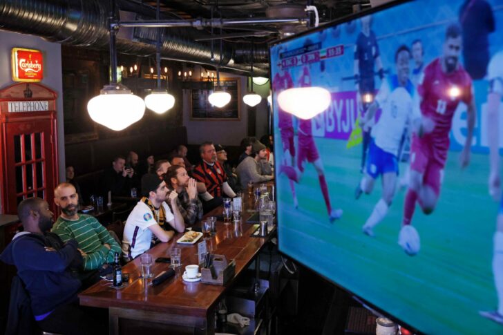 Soccer Fans In The U.S. Head To Their Local Bar To Watch World Cup Matches