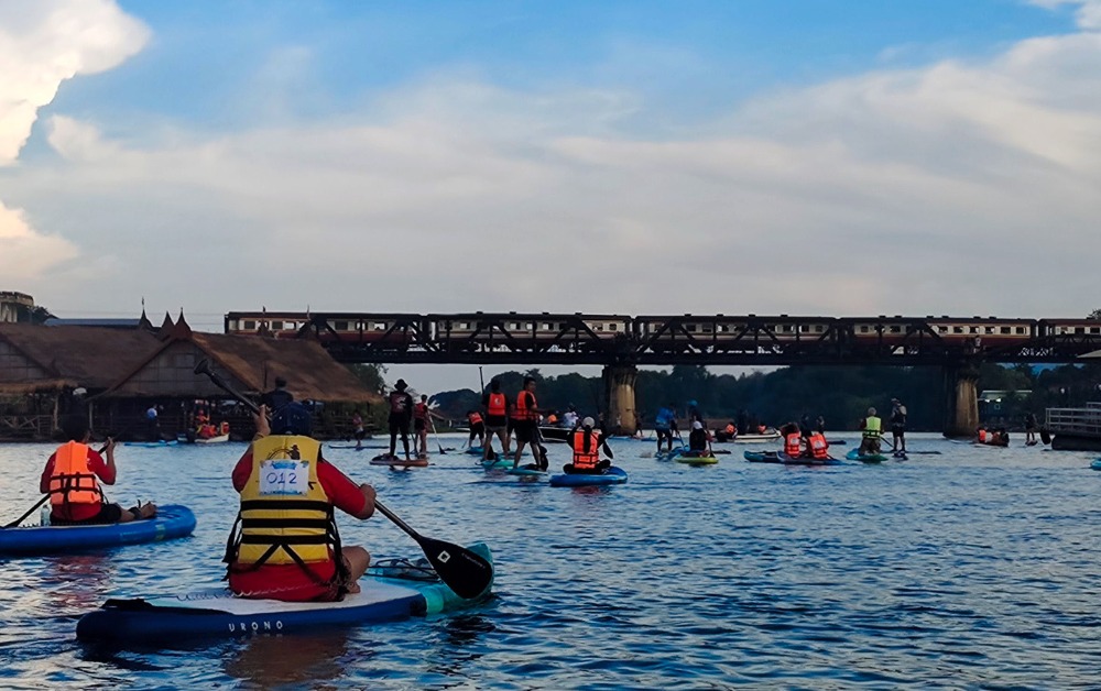 ททท.กาญจนบุรี จัดแข่งขันซับบอร์ด “River Kwai SUP Fun Fest 2022”