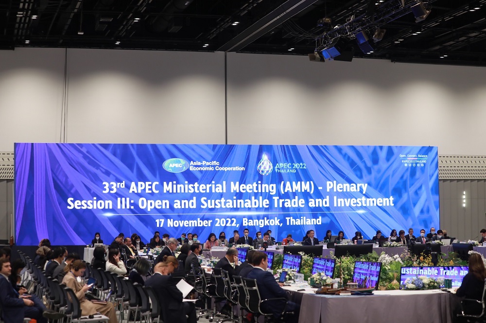 รัฐมนตรีการค้าเอเปคมีมติ ชงผู้นำประกาศ “Bangkok Goals on BCG Model”