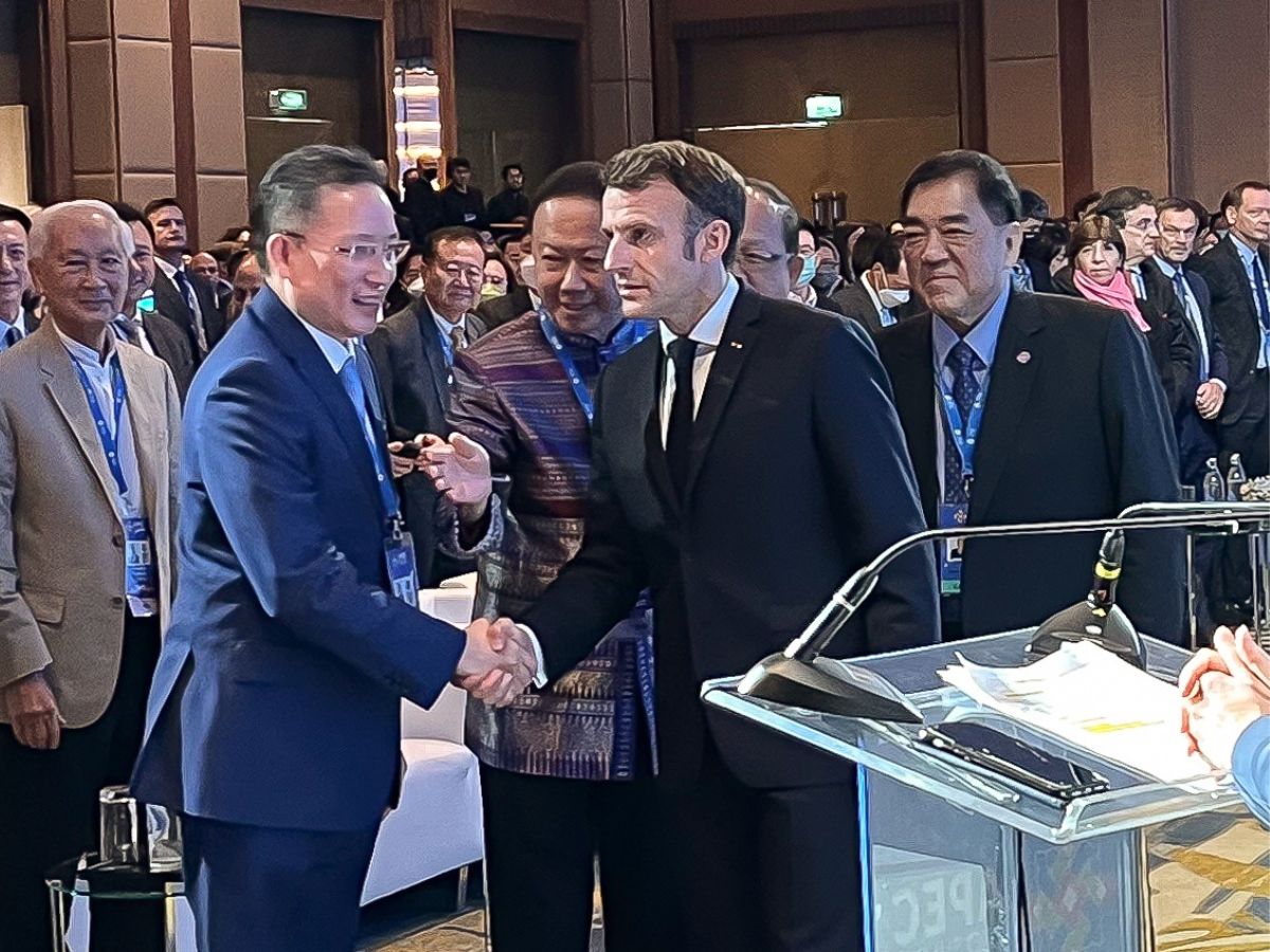 กรุงไทย กล่าวต้อนรับประธานาธิบดีฝรั่งเศสบนเวที APEC