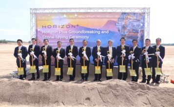 horizon plus ตอกเสาเข็มสร้างโรงงาน