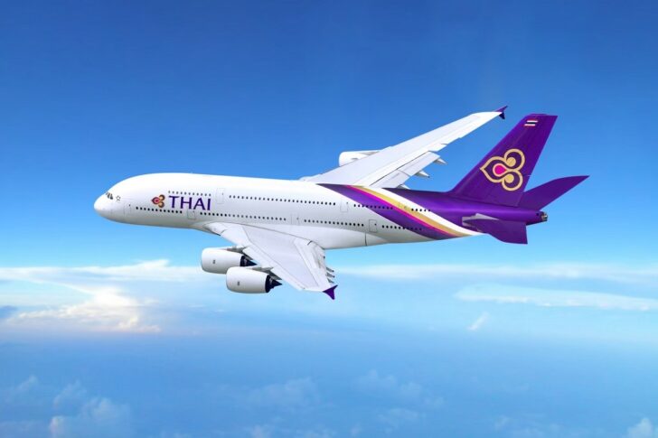 การบินไทย เอ380 เครื่องบินแอร์บัสแบบ เอ380 การบินไทย