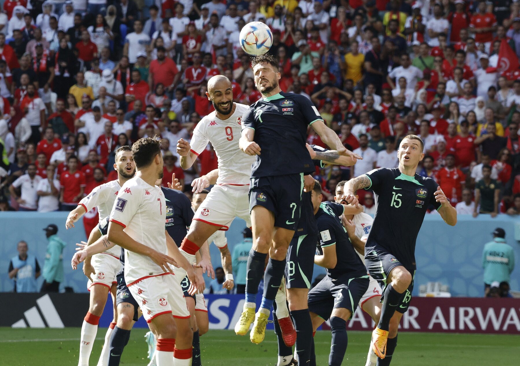 ฟุตบอลโลก 2022 ออสเตรเลีย เฉือน ตูนิเซีย 1-0 คว้าสามแต้มแรกสำเร็จ