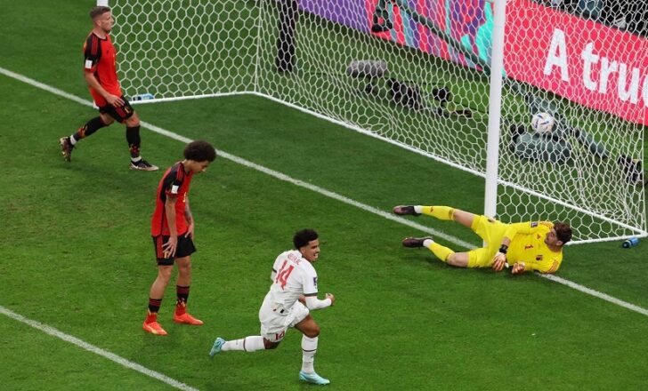 โมร็อกโกชนะเบลเยียม-1 โมร็อกโกชนะเบลเยียม