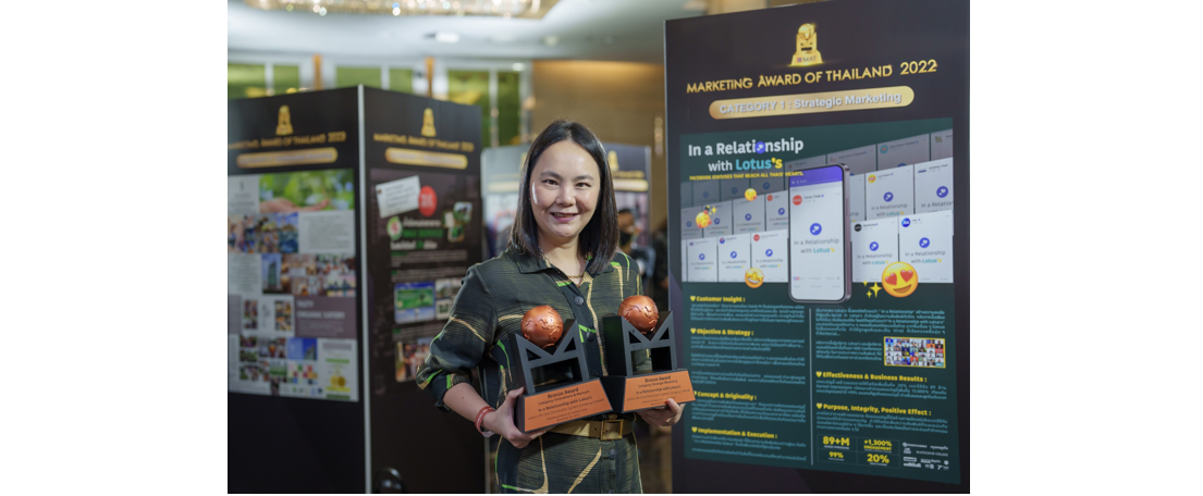 โลตัส คว้า 2 รางวัล Marketing Award of Thailand จากแคมเปญผนึก 40 แบรนด์ดัง