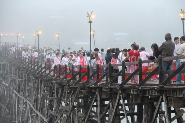 สะพานมอญ กาญจนบุรี สะพานมอญ กาญจนบุรี