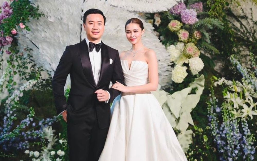 แพทริเซีย กู๊ด-โน้ต วิเศษ เข้าพิธีวิวาห์สุดชื่นมื่นในธีมสวนอังกฤษ