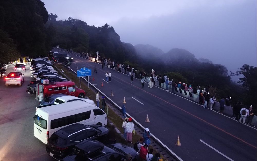 อุทยานแห่งชาติดอยอินทนนท์ ประกาศ ห้ามปั่นจักรยานลงภูเขา
