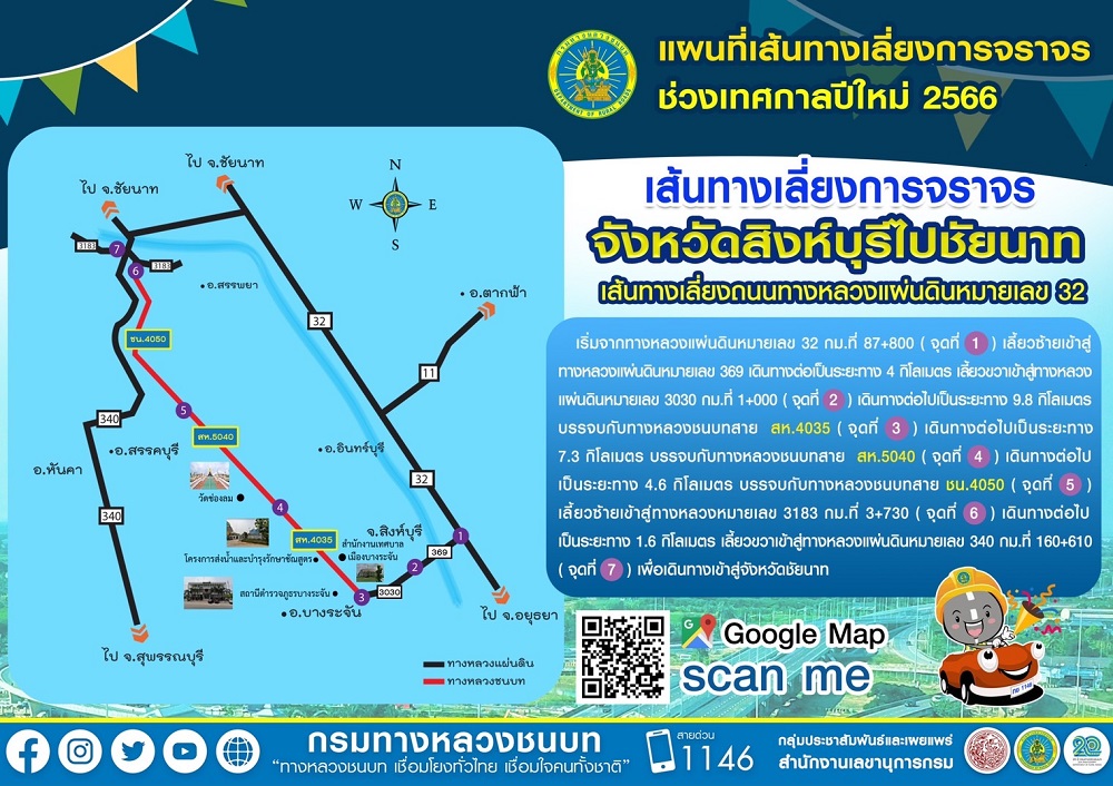 เส้นทางเลี่ยงการจราจรสิงห์บุรี-ชัยนาท