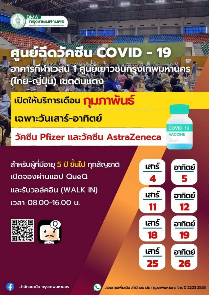 วัคซีนโควิดฟรี กพ 66