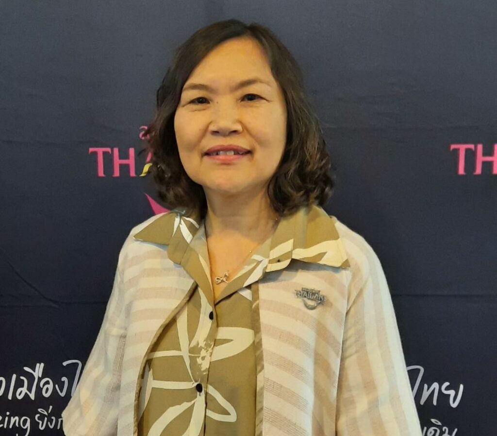 นางสาวสุลัดดา ศรุติลาวัณย์ ผู้อำนวยการสำนักงาน การท่องเที่ยวแห่งประเทศไทย สำนักงานเชียงใหม่