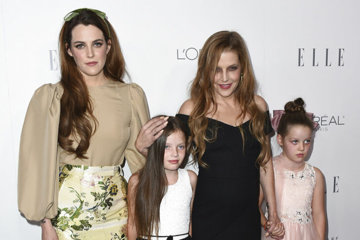 Lisa Marie Presley, Riley Keough, Finley Lockwood, Harper Lockwood