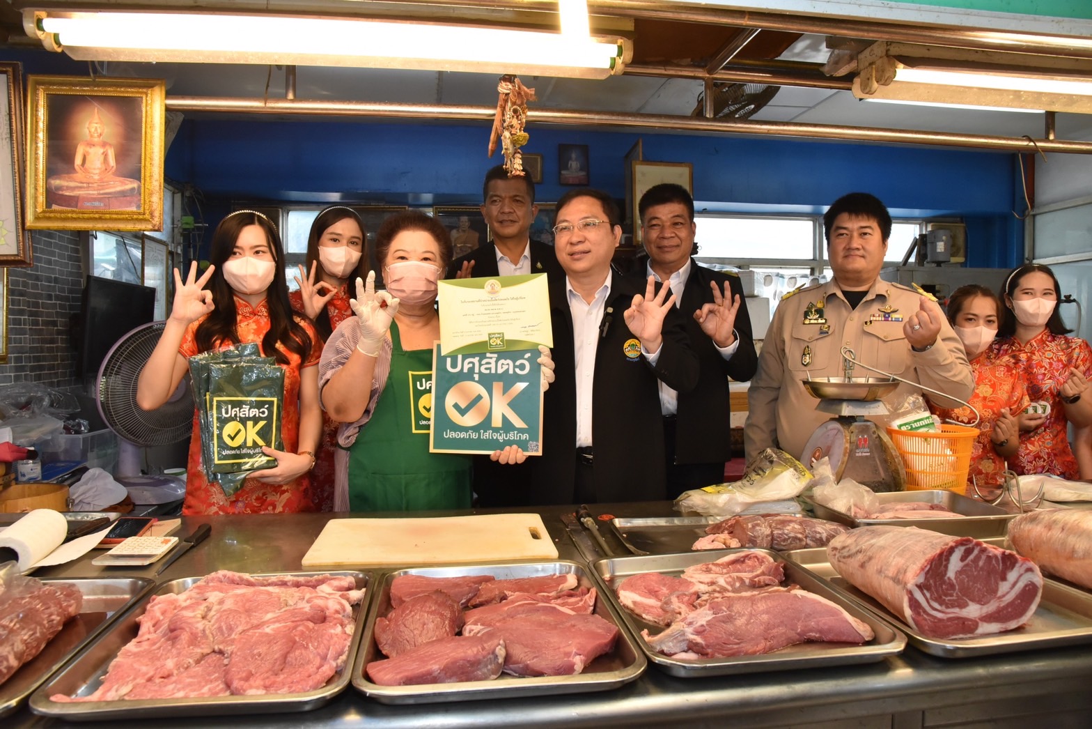 กรมปศุสัตว์แนะซื้อของไหว้ หมู ไก่ ปลอดภัยช่วงเทศกาลตรุษจีน
