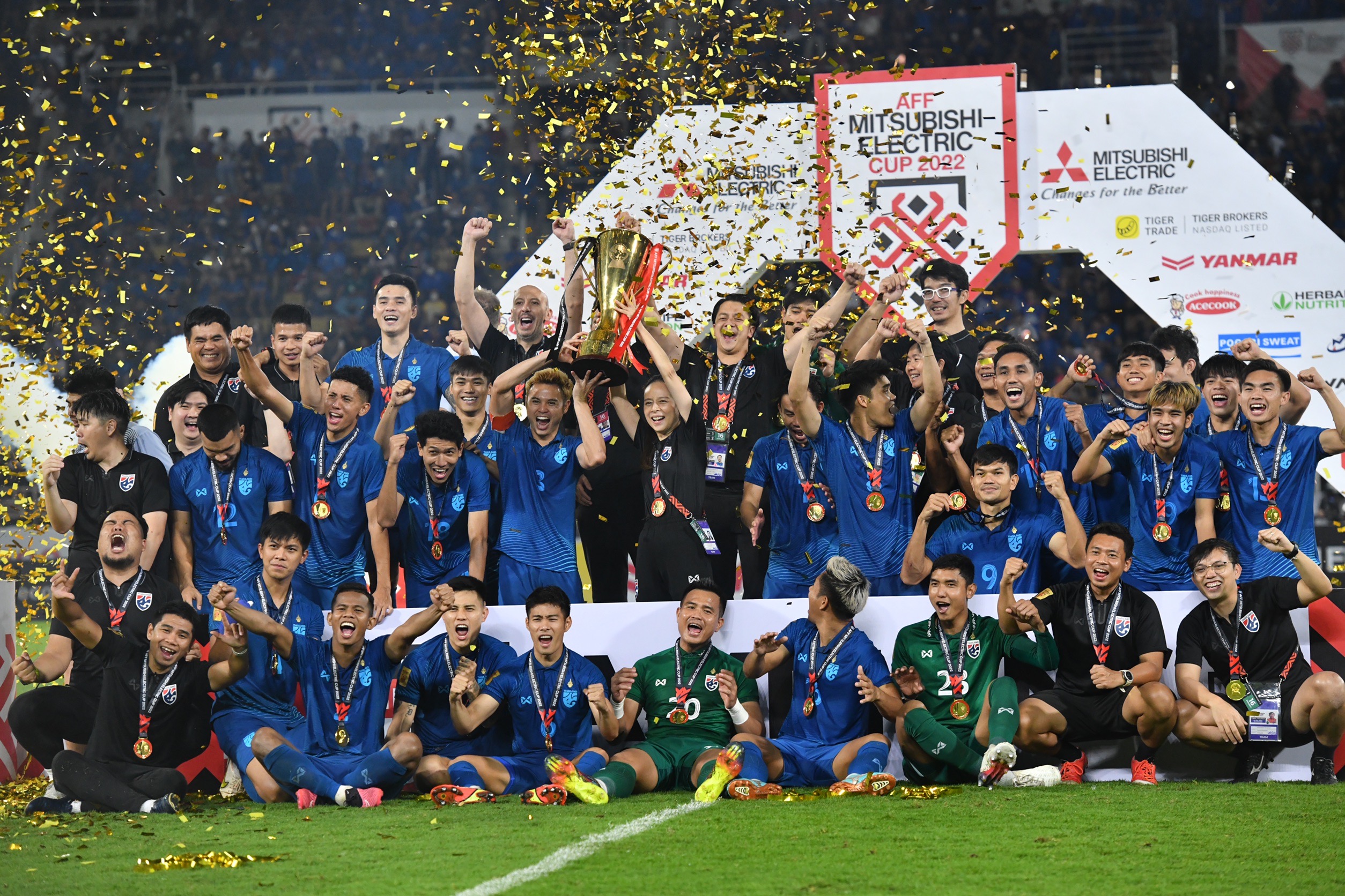 เปิดตัวเลขเงินอัดฉีด ทีมชาติไทย หลังคว้าแชมป์ อาเซียนคัพ 2022