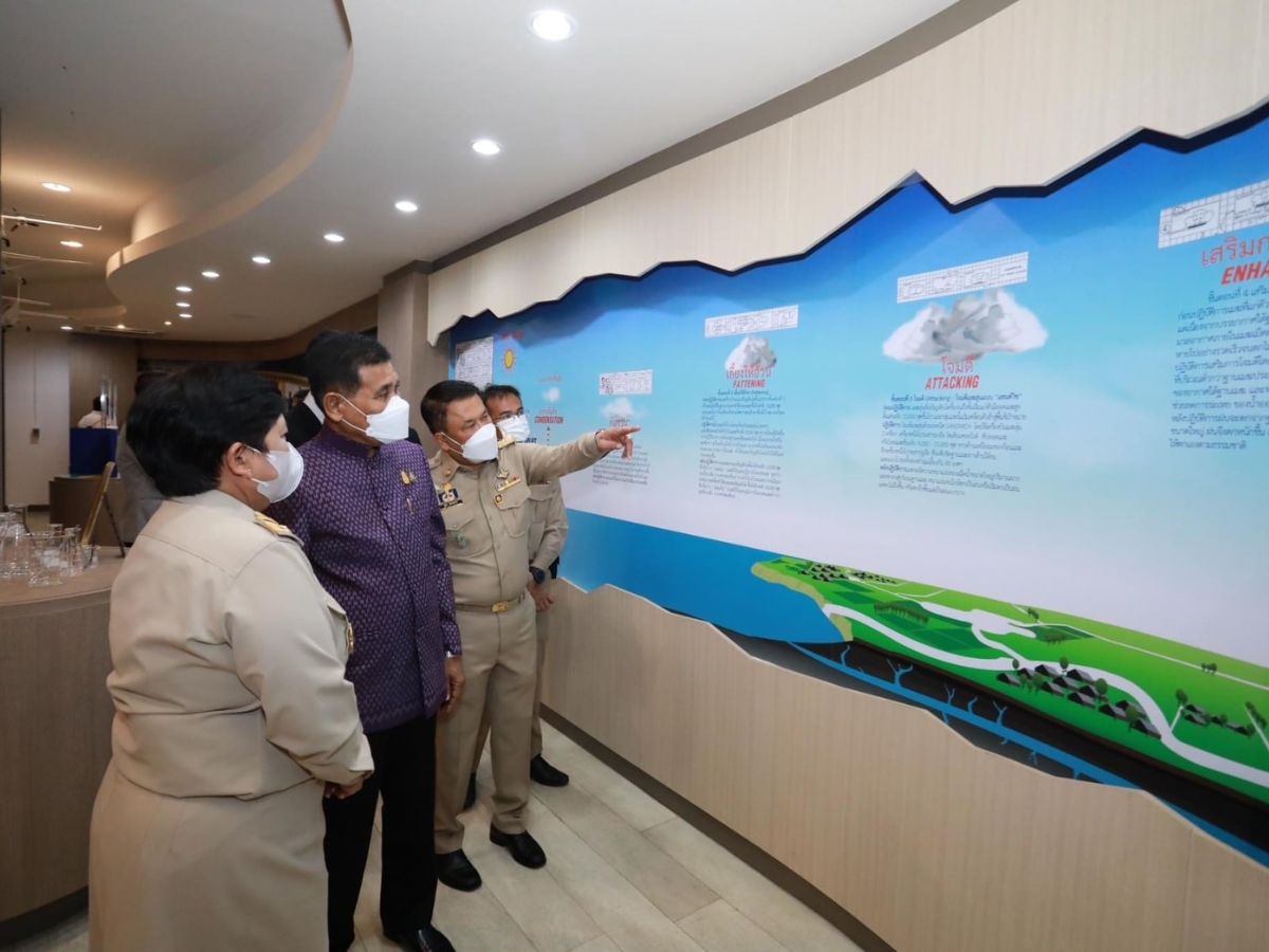 สุนทร มอบนโยบายกรมฝนหลวงฯ 8 ด้าน เติมแหล่งน้ำ บรรเทาฝุ่นควัน
