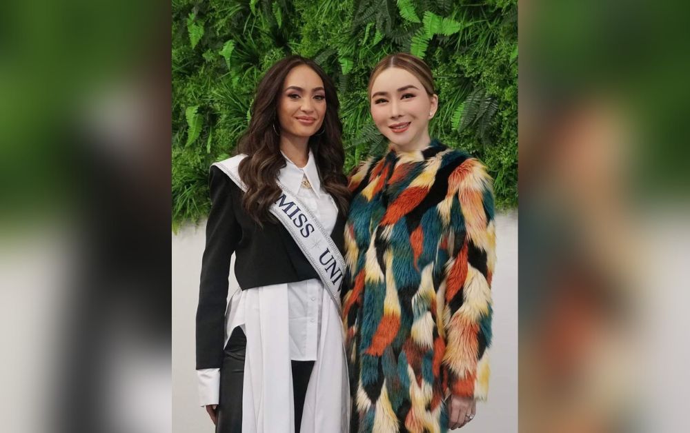 แอน จักรพงษ์ ลงรูปคู่ “อาร์บอนนีย์ เกเบรียล” เปิดตัวกระเป๋ามิสยูนิเวิร์ส