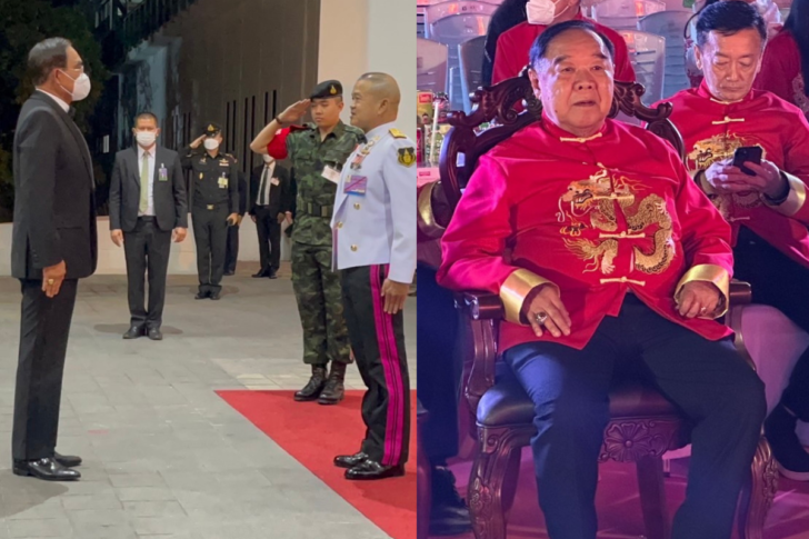 ประยุทธ์-ประวิตร คนละงาน ประยุทธ์ร่วมงานเลี้ยงวันกองทัพบก - บิ๊กป้อม แยกไปตรุษจีนนครสวรรค์