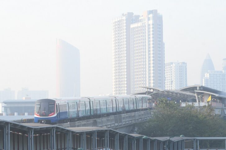 ฝุ่น PM2.5 รถไฟฟ้า BTS ฝุ่น PM2.5 รถไฟฟ้า BTS