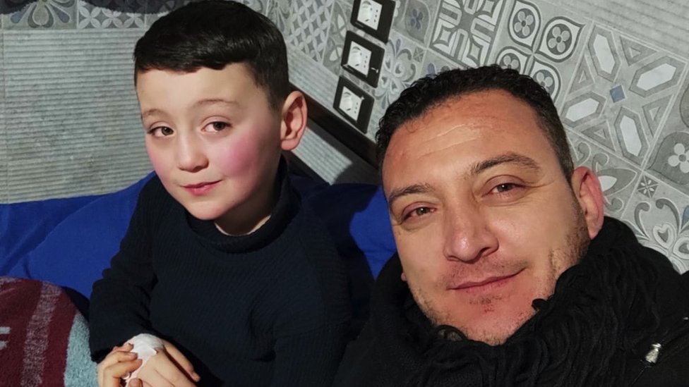 Ismael and his son Mustafa