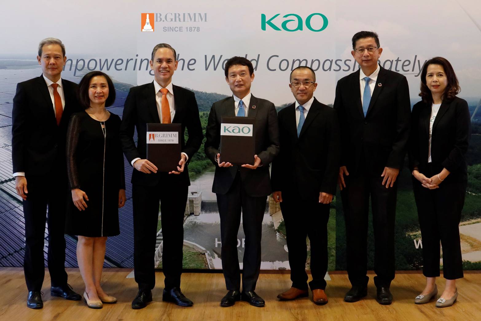บี.กริม เพาเวอร์-คาโอ ลงนามสัญญาซื้อขายใบรับรองการผลิตพลังงานหมุนเวียน