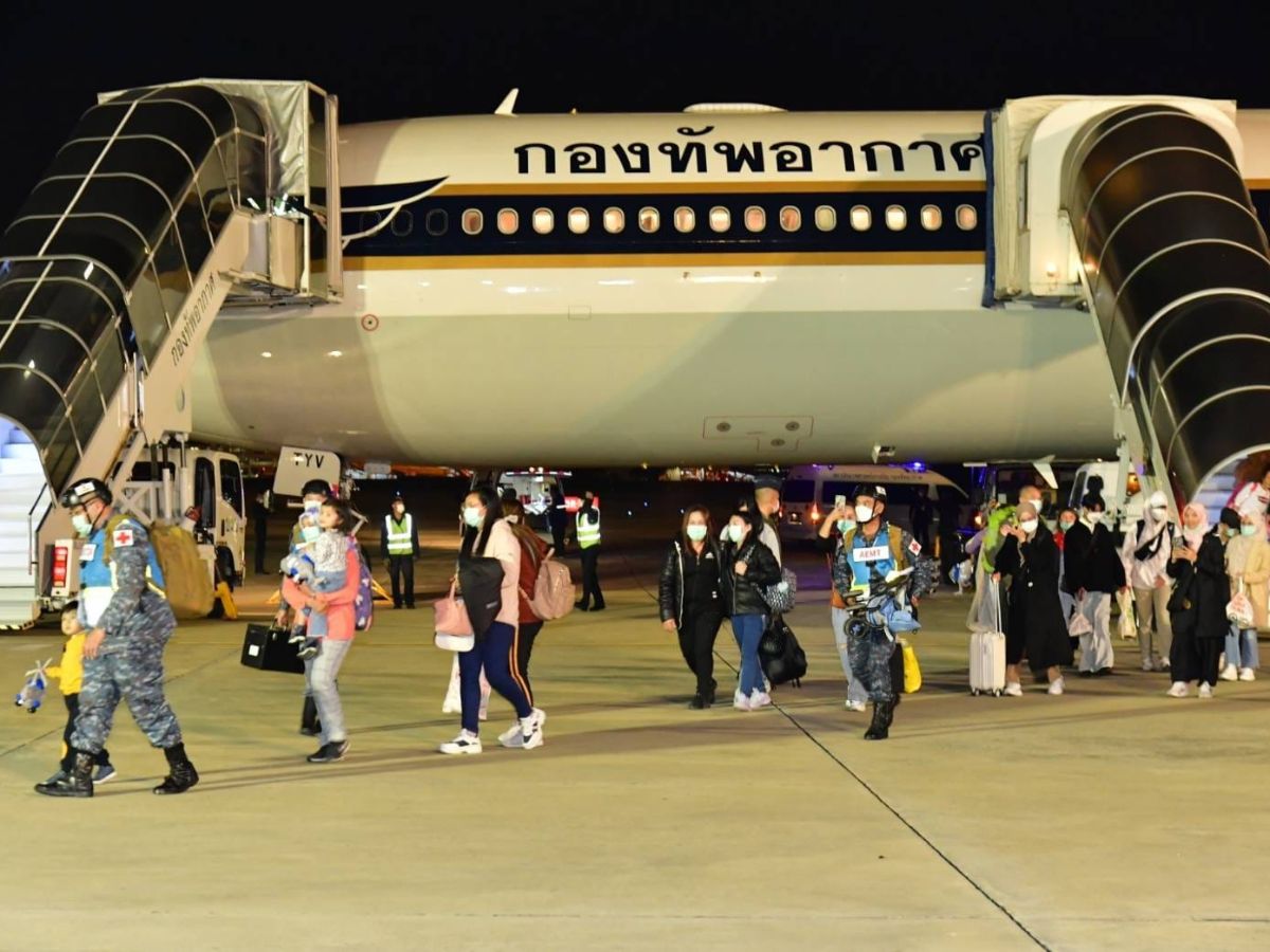 กองทัพอากาศ นำคนไทยในตุรกี กลับสู่มาตุภูมิด้วยความปลอดภัย