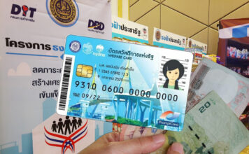 บัตรสวัสดิการแห่งรัฐ จ่ายเงิน