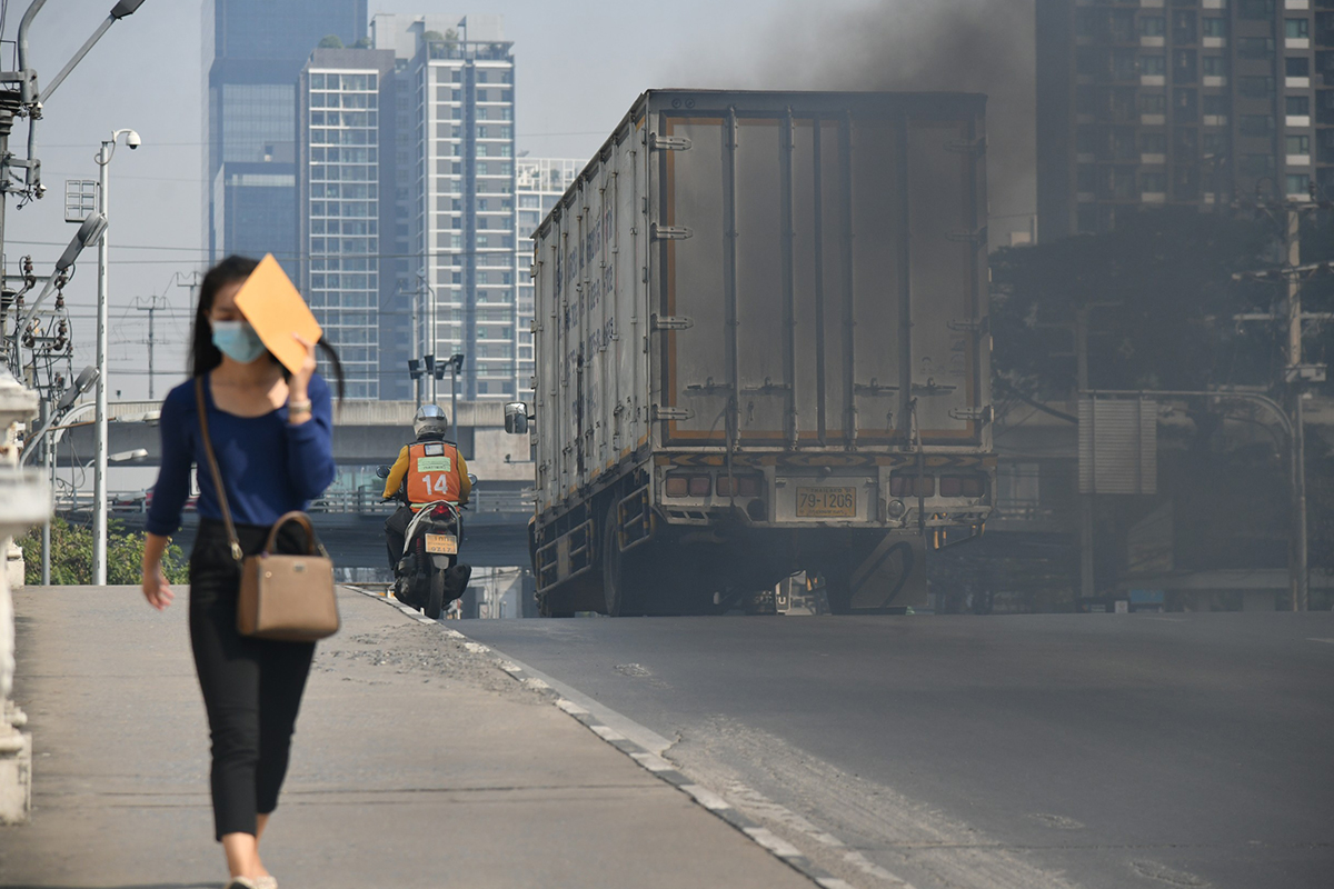 ค่าฝุ่น PM 2.5 ประเทศไทยวันนี้ (8 มี.ค.) เกินมาตรฐาน 53 จังหวัด