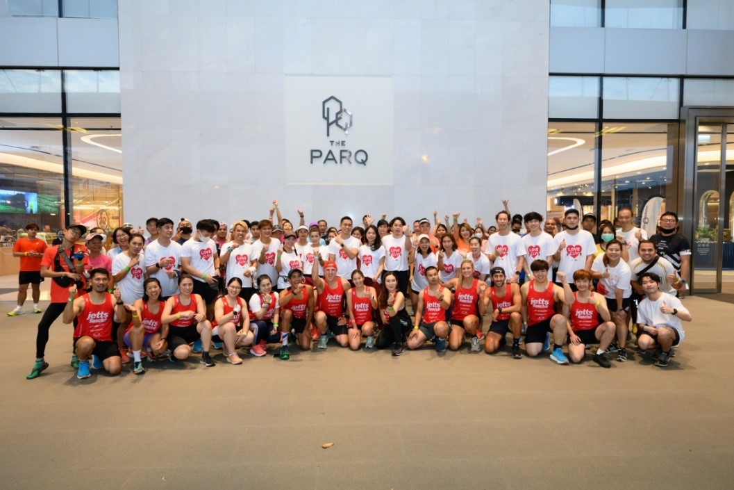 เดอะ ปาร์ค ร่วมกับ เจ็ทส์ แบล็ก ฟิตเนส (Jetts Black Fitness) จัดงานวิ่ง “LOVE RUN” เสริมความสตรองทั้งกายและใจ ช่วงเทศกาลวาเลนไทน์ 2023