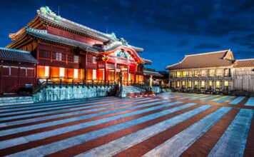 ปราสาทชูริ ในโอกินาว่า ประเทศญี่ปุ่น