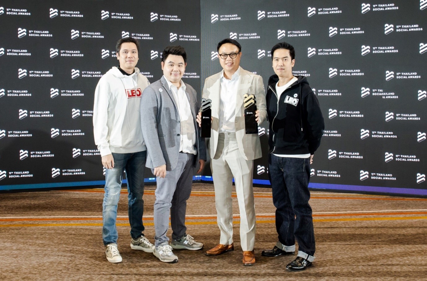 “ลีโอ” คว้า 2 รางวัล แบรนด์ยอดเยี่ยมและสุดยอดช่องแบรนด์ LEO Thailand เวที Thailand Social Awards 2023