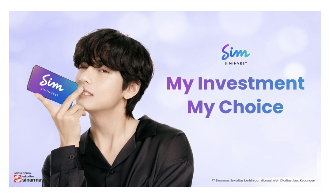 เกินต้าน! V BTS ได้รับเลือกเป็นแบรนด์แอมบาสเดอร์ SimInvest อินโดนีเซีย โดยความร่วมมือระดับโลกซินาร์มัส กรุ๊ป และ กัชคลาวด์