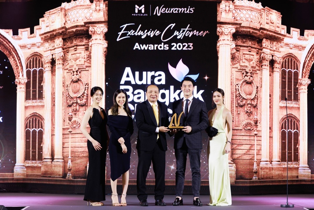 Aura Bangkok Clinic คว้ารางวัลอันดับ 1 ยอดสั่งซื้อฟิลเลอร์เกาหลี Neuramis สูงสุดในไทย