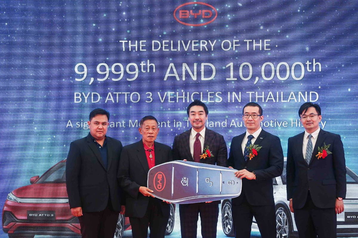 BYD ส่งมอบ ATTO 3 ครบโควตาหมื่นคัน