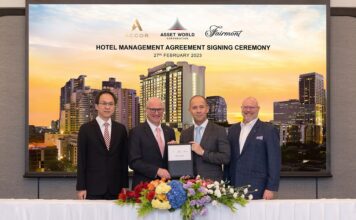 การลงนามความร่วมมือของ Accor และ AWC