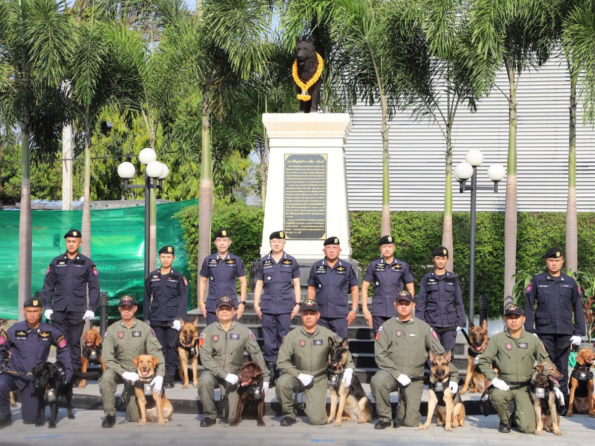 มอบยศตำรวจตรีให้ สุนัขตำรวจ K9 หลังร่วมคลี่คลาย คดีดัง